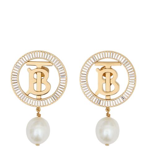 burberry earring|burberry clip on earrings.